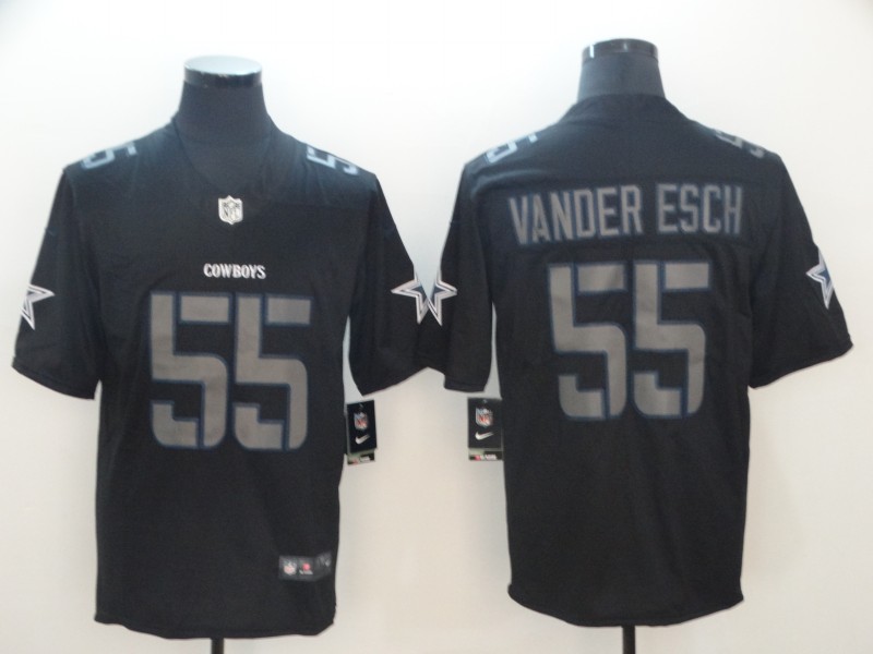 Men's Dallas Cowboys Leighton Vander Esch #55 Black Alternate Jersey